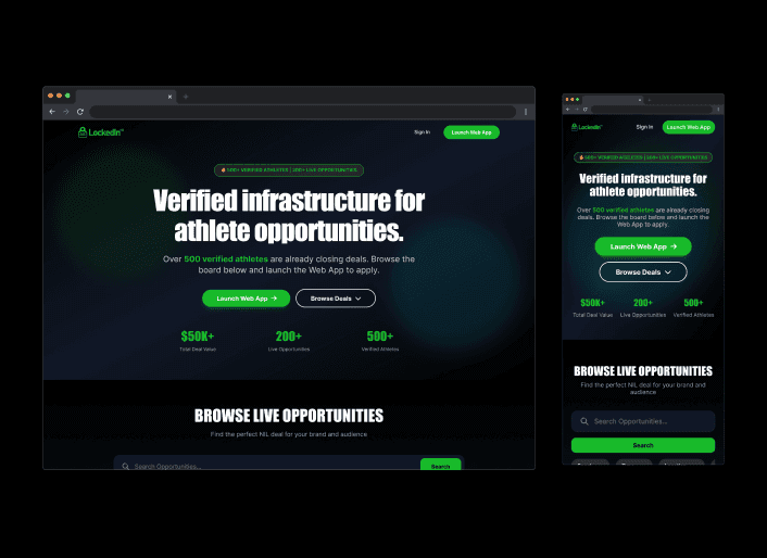 LockedIn HQ Website