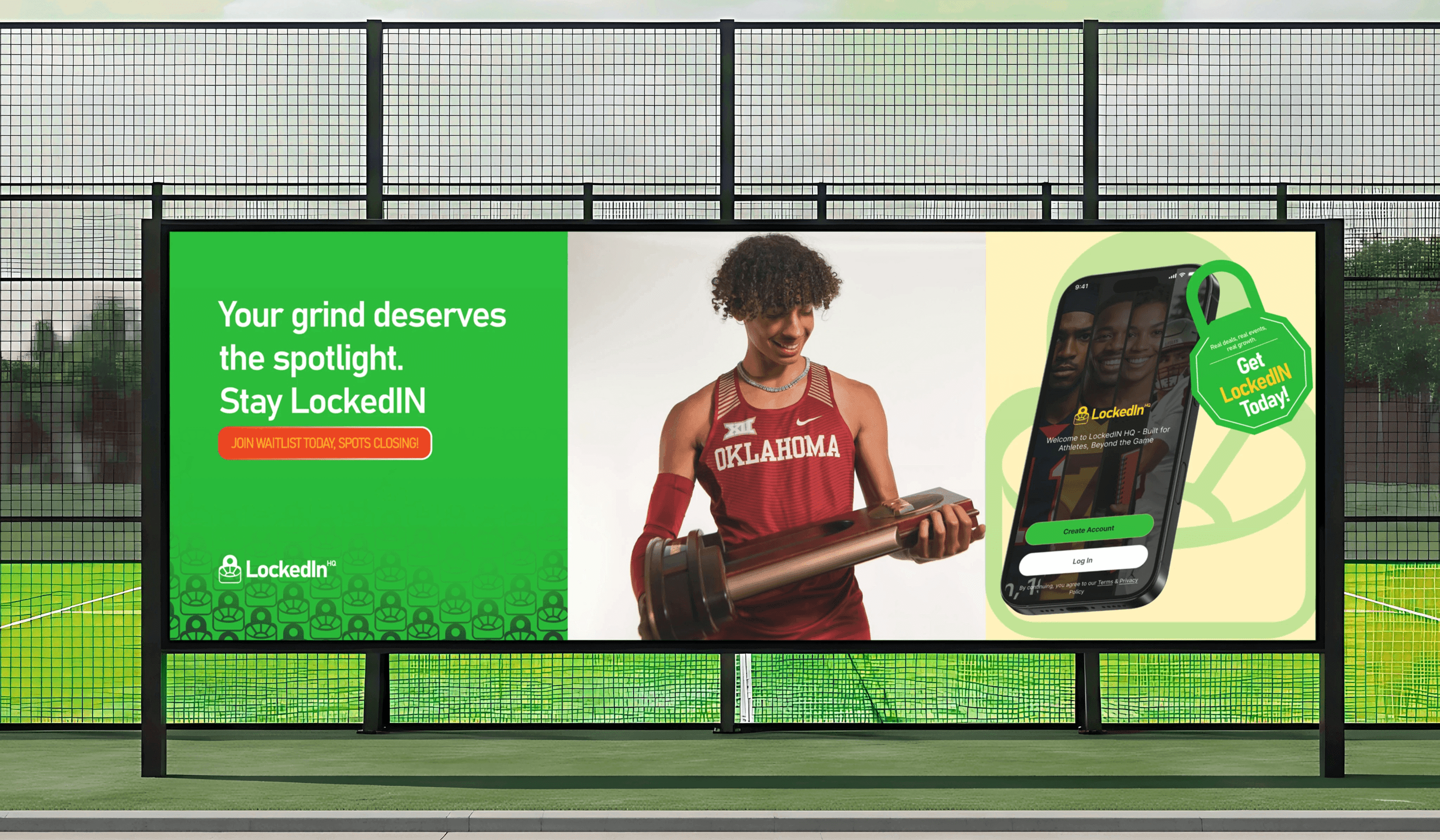 LockedIn HQ Billboard Mockup