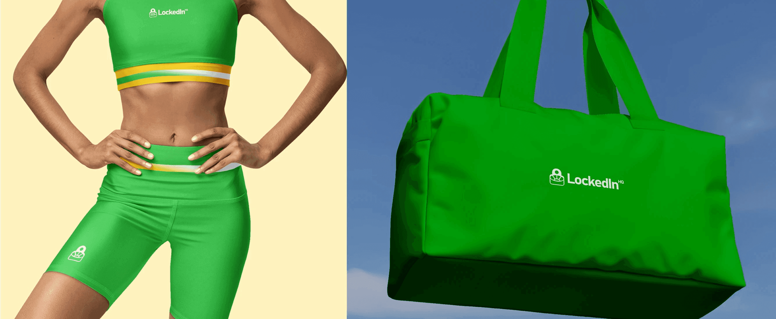 LockedIn HQ Apparel & Bag Mockups